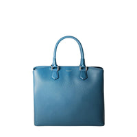 Sac à main Luna en cuir Rugiada - Bleu Jeans