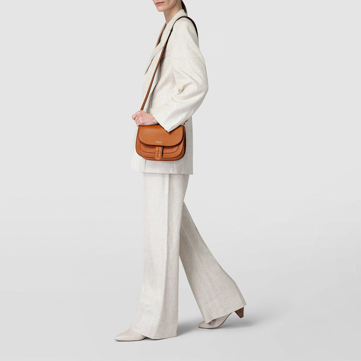 Luna crossbody Rugiada Cuoio - Cuoio