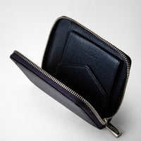 Mini zip wallet Rugiada Navy - Navy Blue