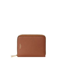 Mini zip wallet Rugiada Cuoio - Cuoio