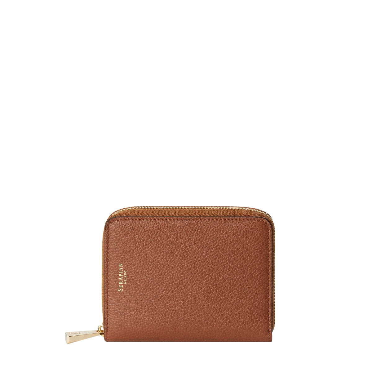 Mini zip wallet Rugiada Cuoio - Cuoio