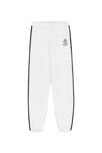 Pantalon de survêtement Crown Tennis à liseré - White