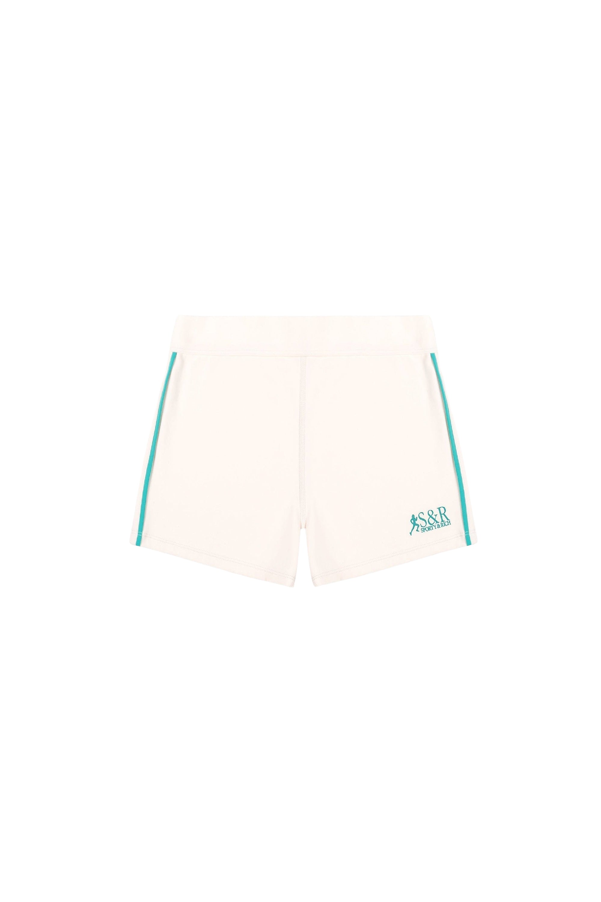 Short SR Runner à liseré - Cream