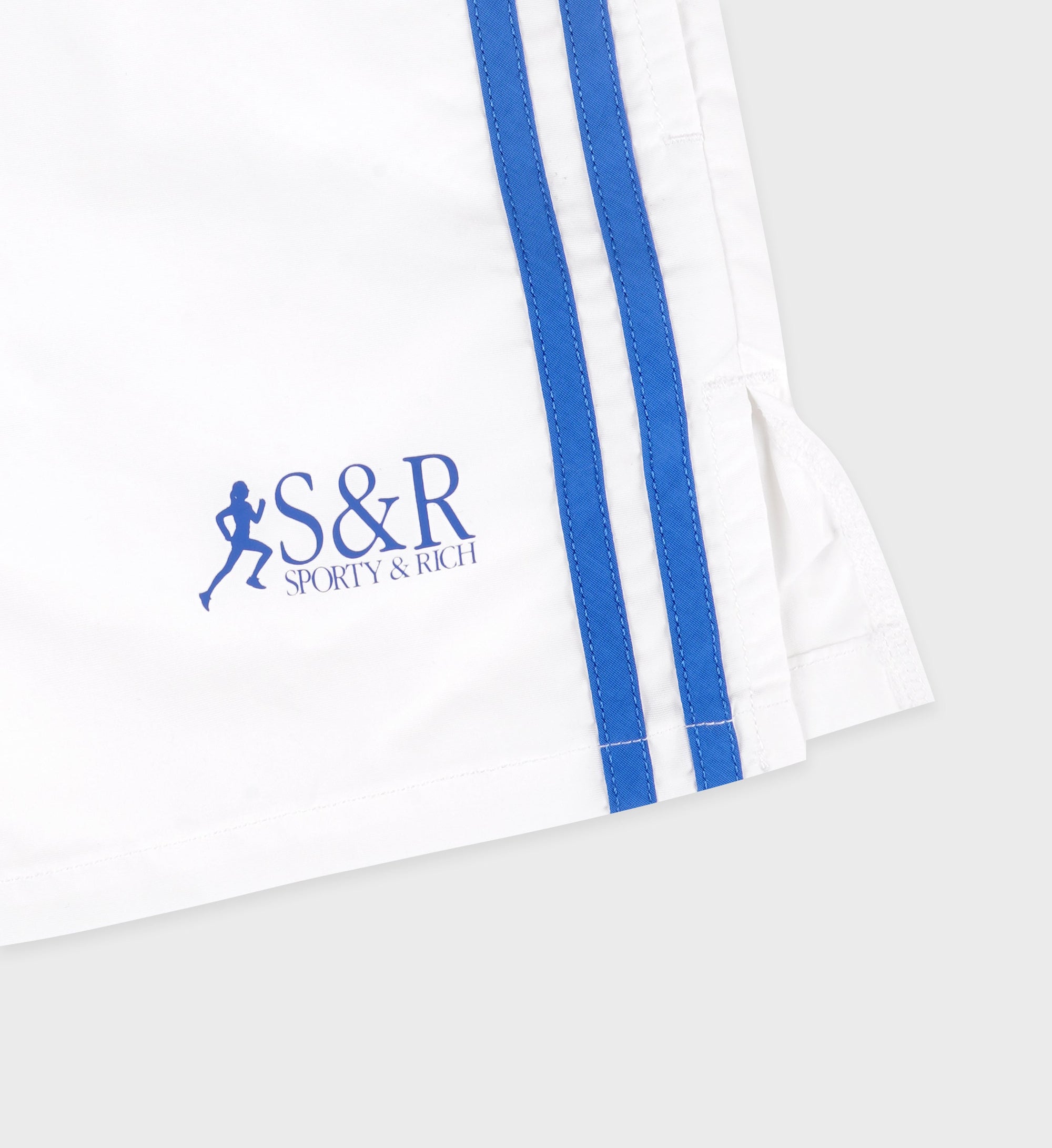 Short à rayures - White
