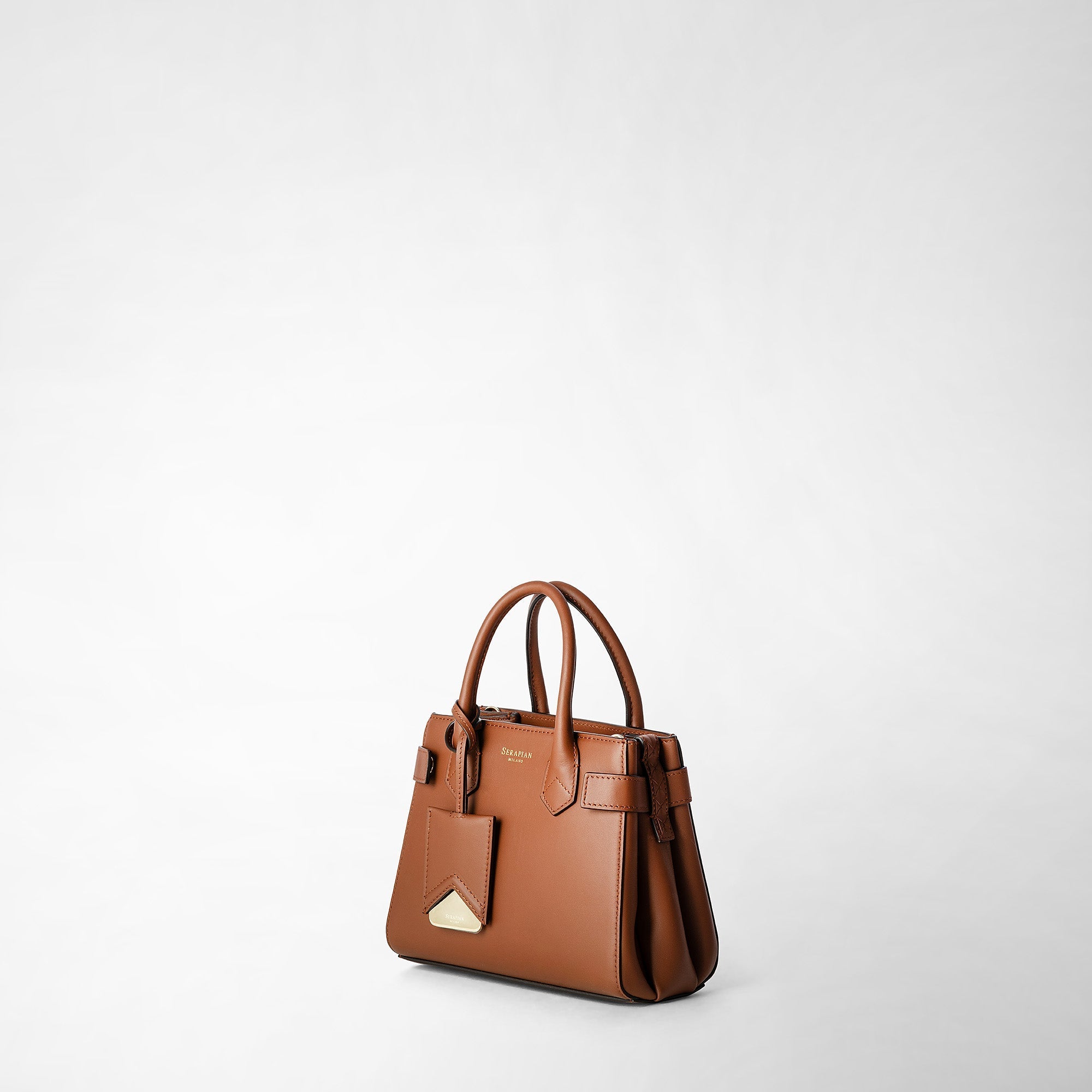 Petit sac à bandoulière Meliné en cuir Seta - Cuoio