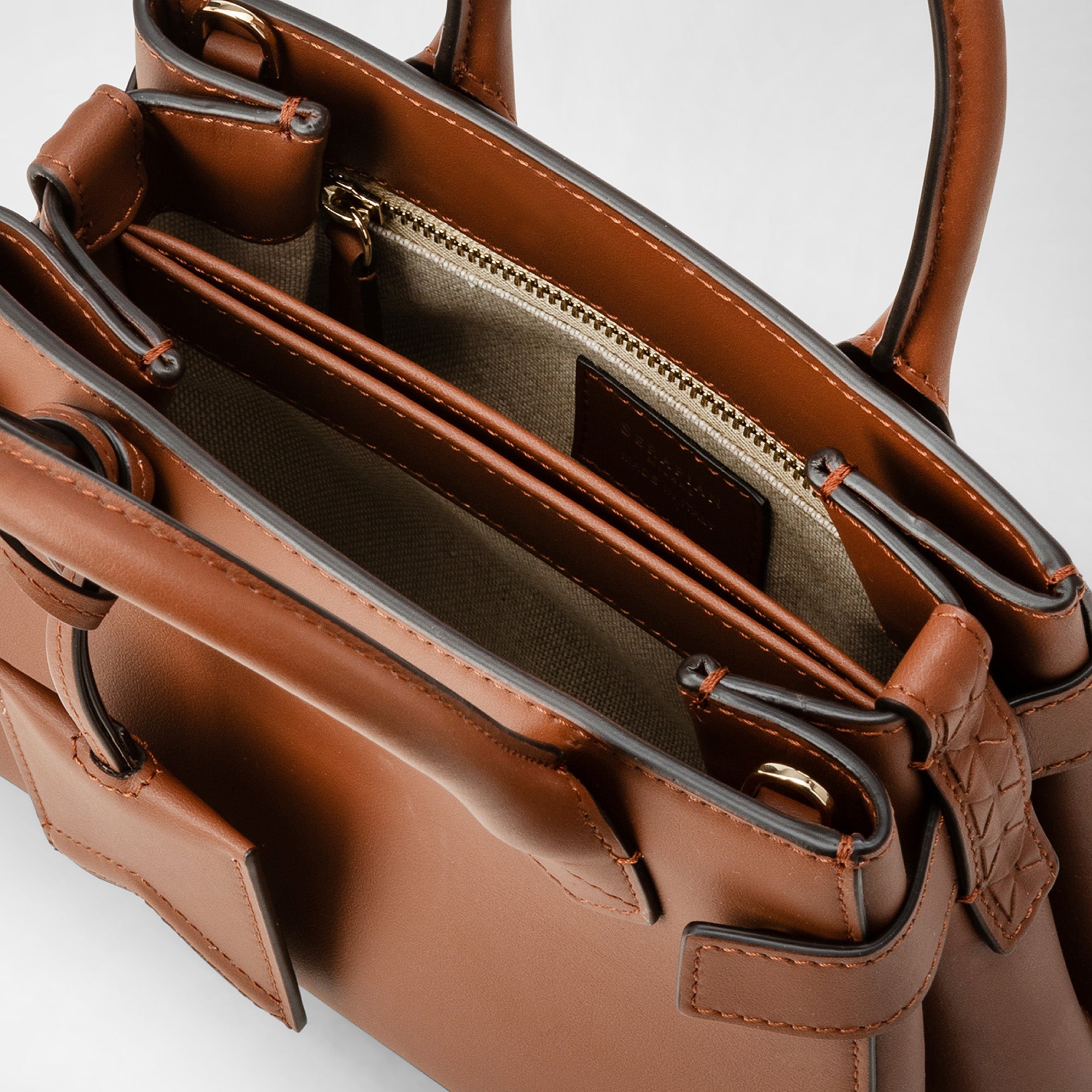 Petit sac à bandoulière Meliné en cuir Seta - Cuoio