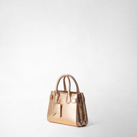 Meliné small shoulder bag in Seta leather - Pink