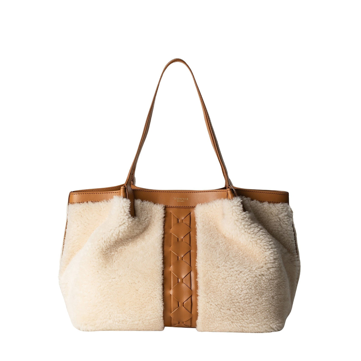 Small Secret Shearling Off White/Caramel - Off White & Caramel