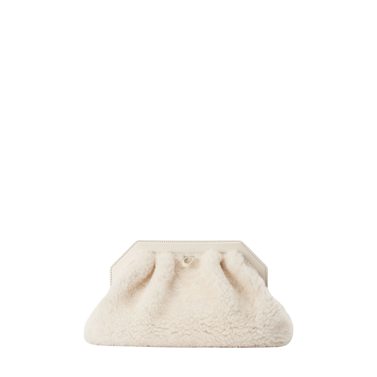 Pochette Secrète en shearling - Off White