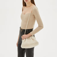 Secret clutch Shearling Off White - Off White