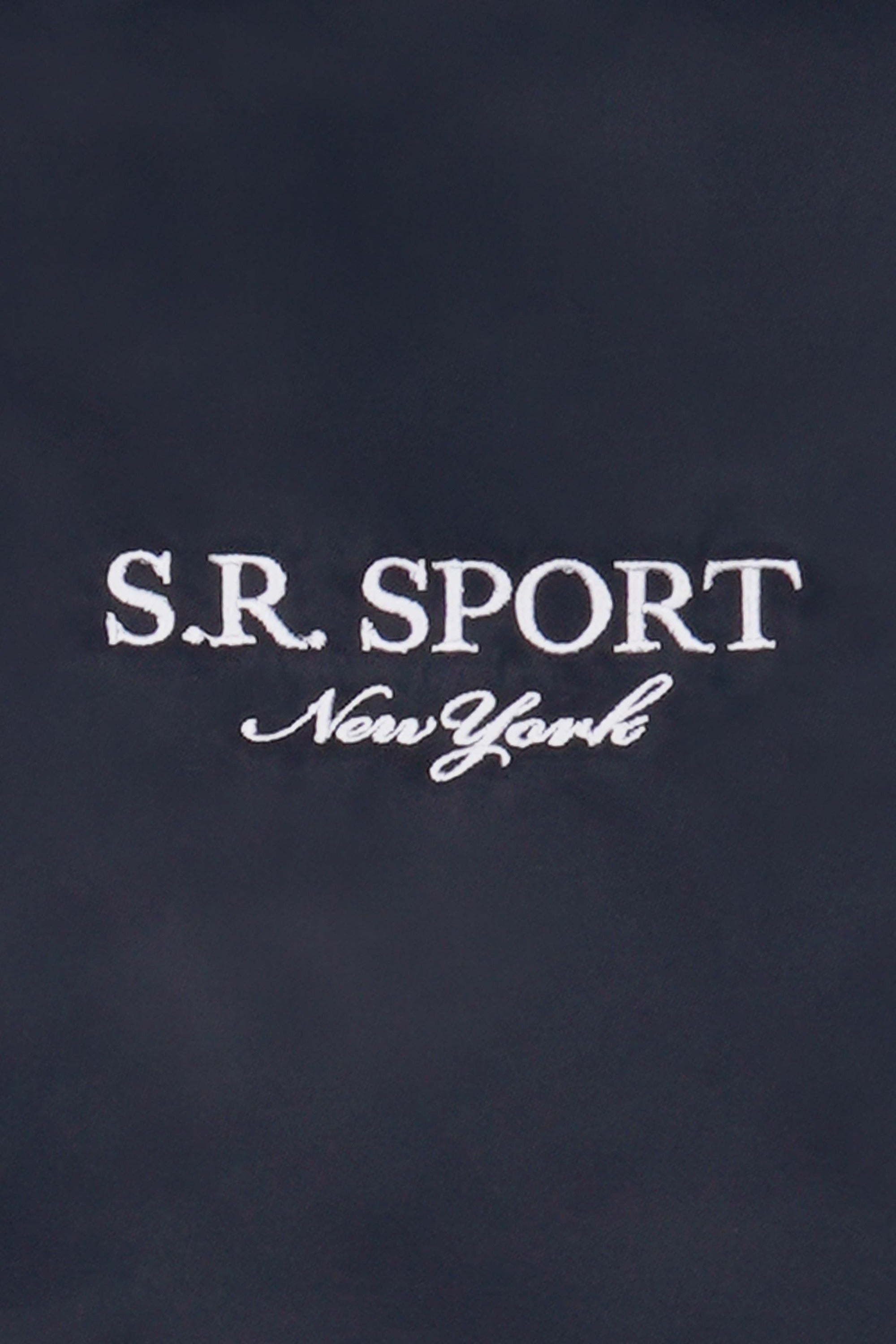 Veste universitaire SR Sport - Bleu Marine & Blanc