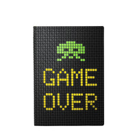 Quaderno Medium Step Sust SpaceInvad Blk - Space Invaders Black