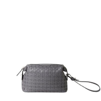 Mosaico leather 2-in-1 clutch bag - Shadow