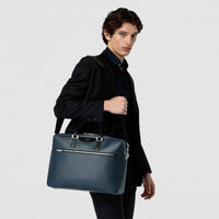 Double briefcase Stepan Sust Ocean/Blk - Ocean Blue & Black