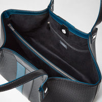 Sac Secret en toile stepan - Black & Petrol