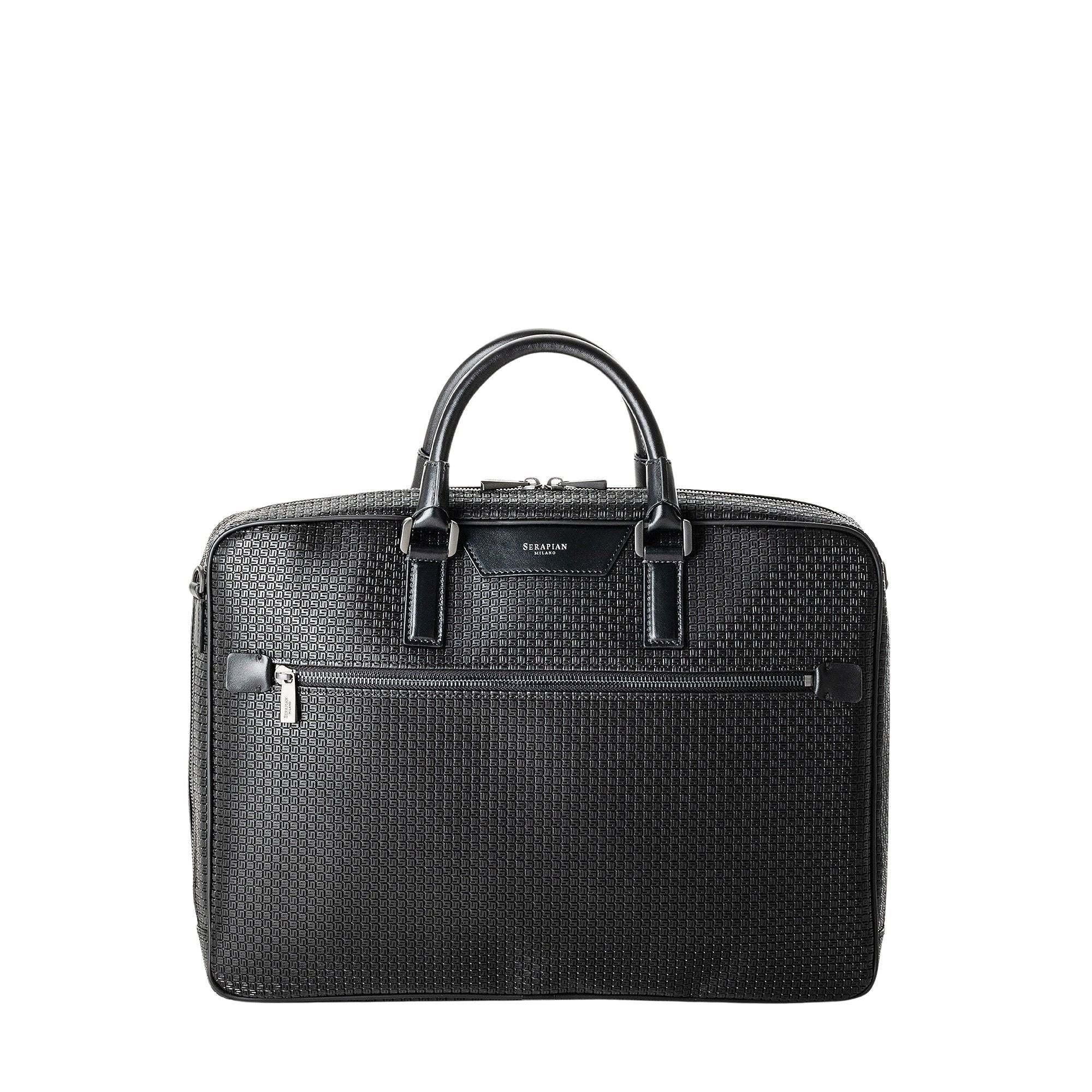 Porte-documents en toile stepan - Black & Eclipse