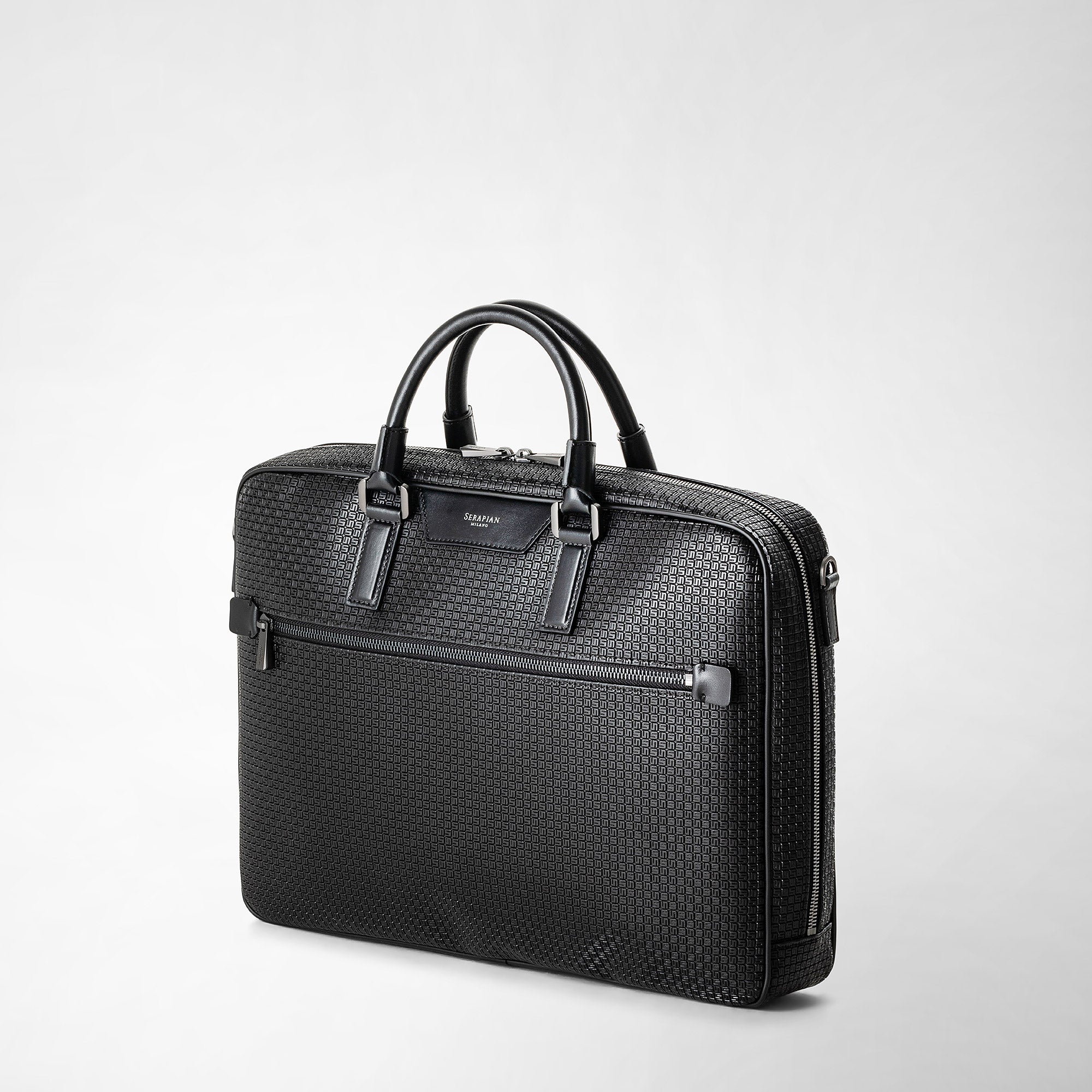 Porte-documents en toile stepan - Black & Eclipse