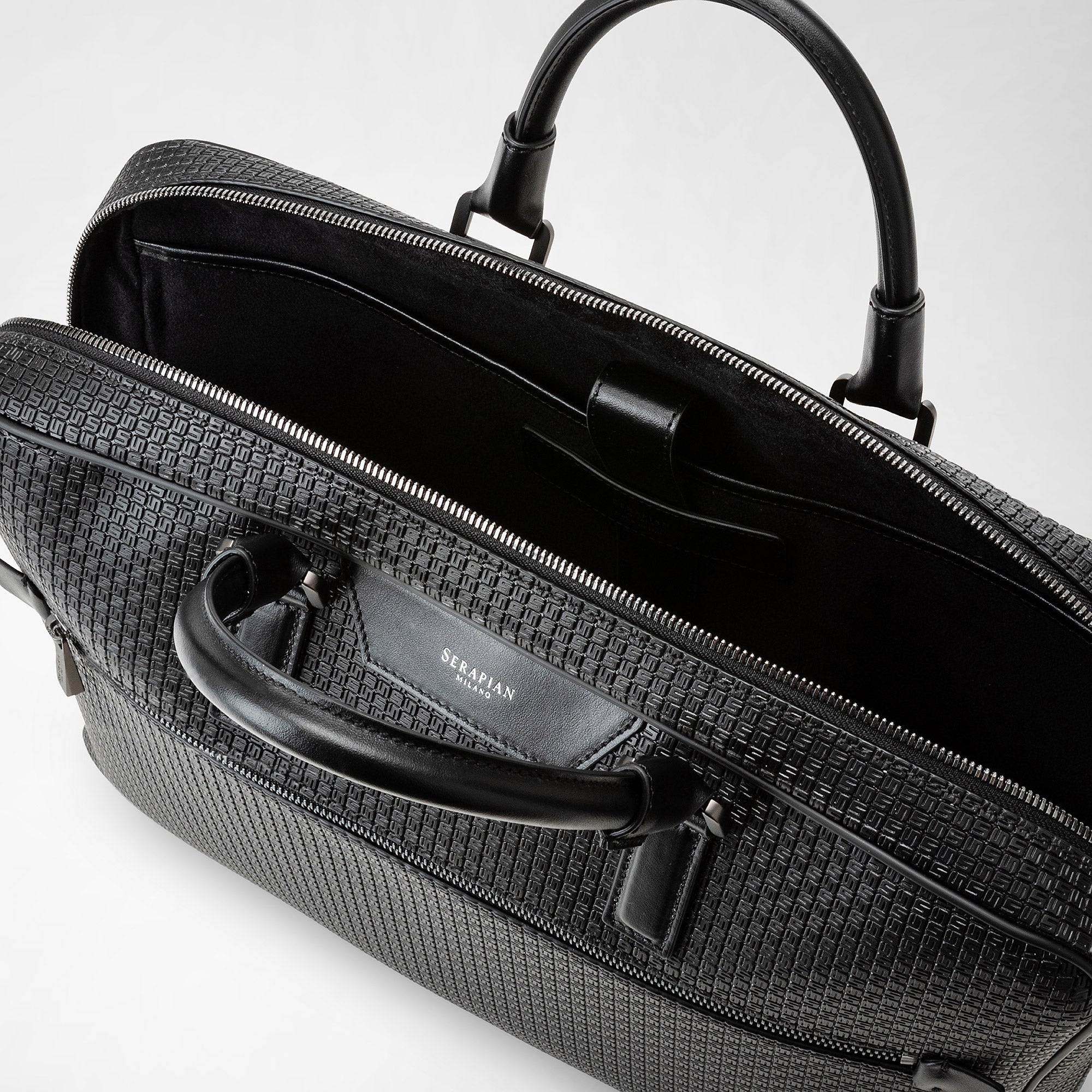 Porte-documents en toile stepan - Black & Eclipse