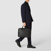 Porte-documents en toile stepan - Black & Eclipse
