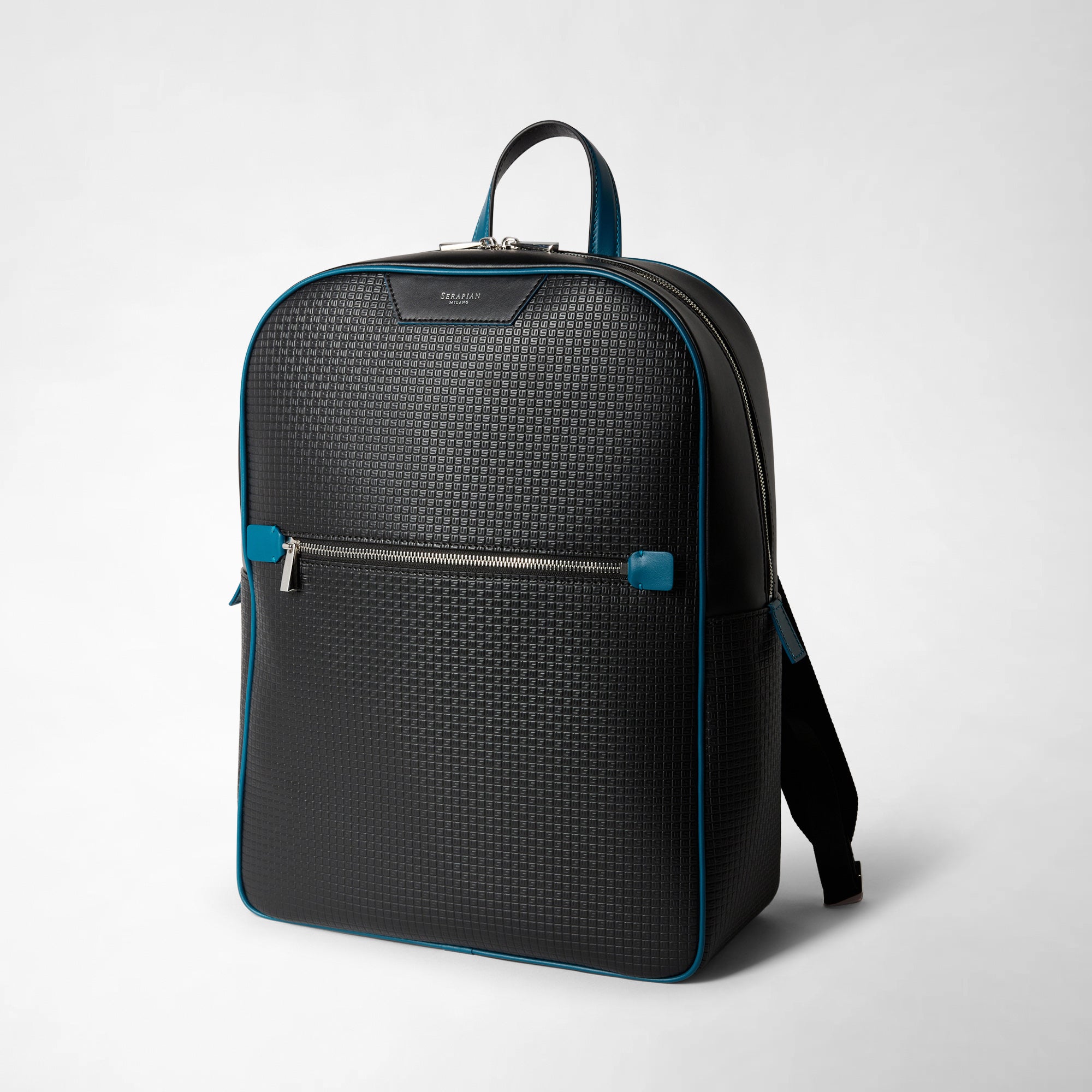 Sac à dos en toile stepan - Black & Petrol