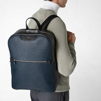 Sac à dos en toile stepan - Ocean Blue & Black