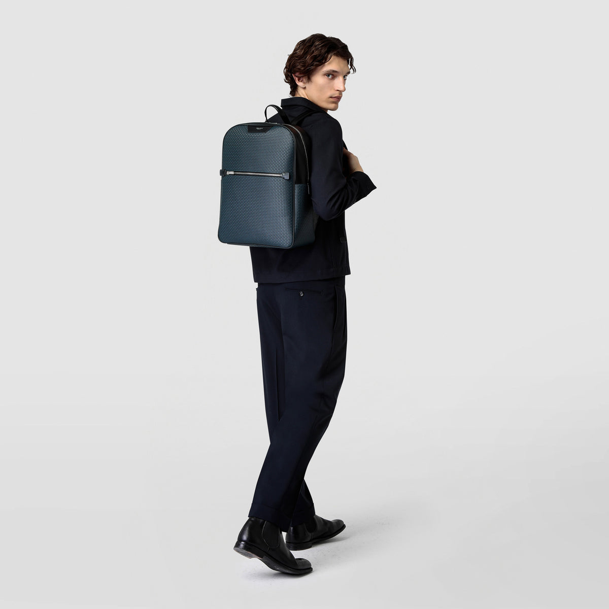 Backpack Stepan Sust Ocean/Black - Ocean Blue & Black