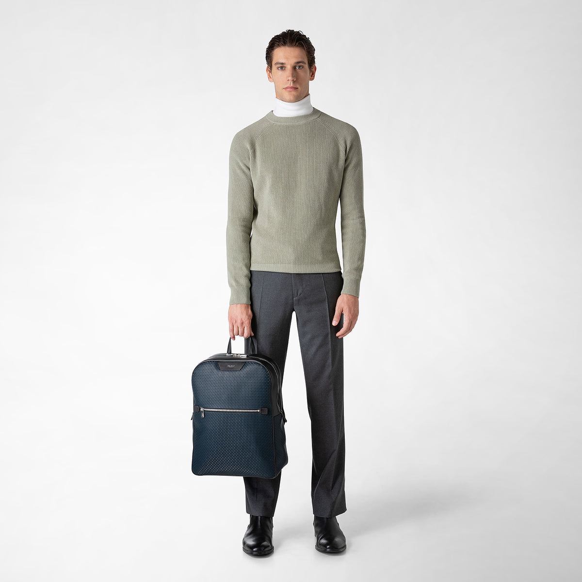 Backpack Stepan Sust Ocean/Black - Ocean Blue & Black