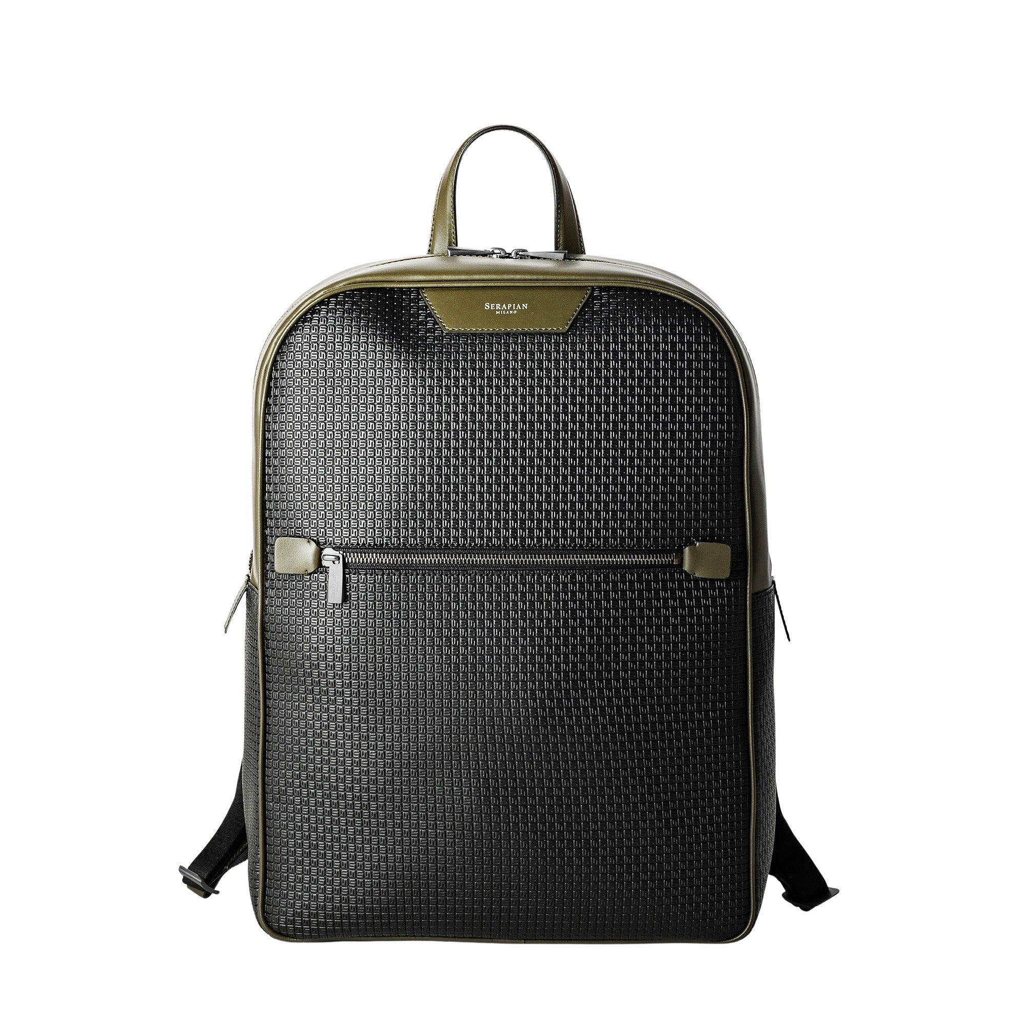 Sac à dos en toile stepan - Eclipse Black & Moss Green