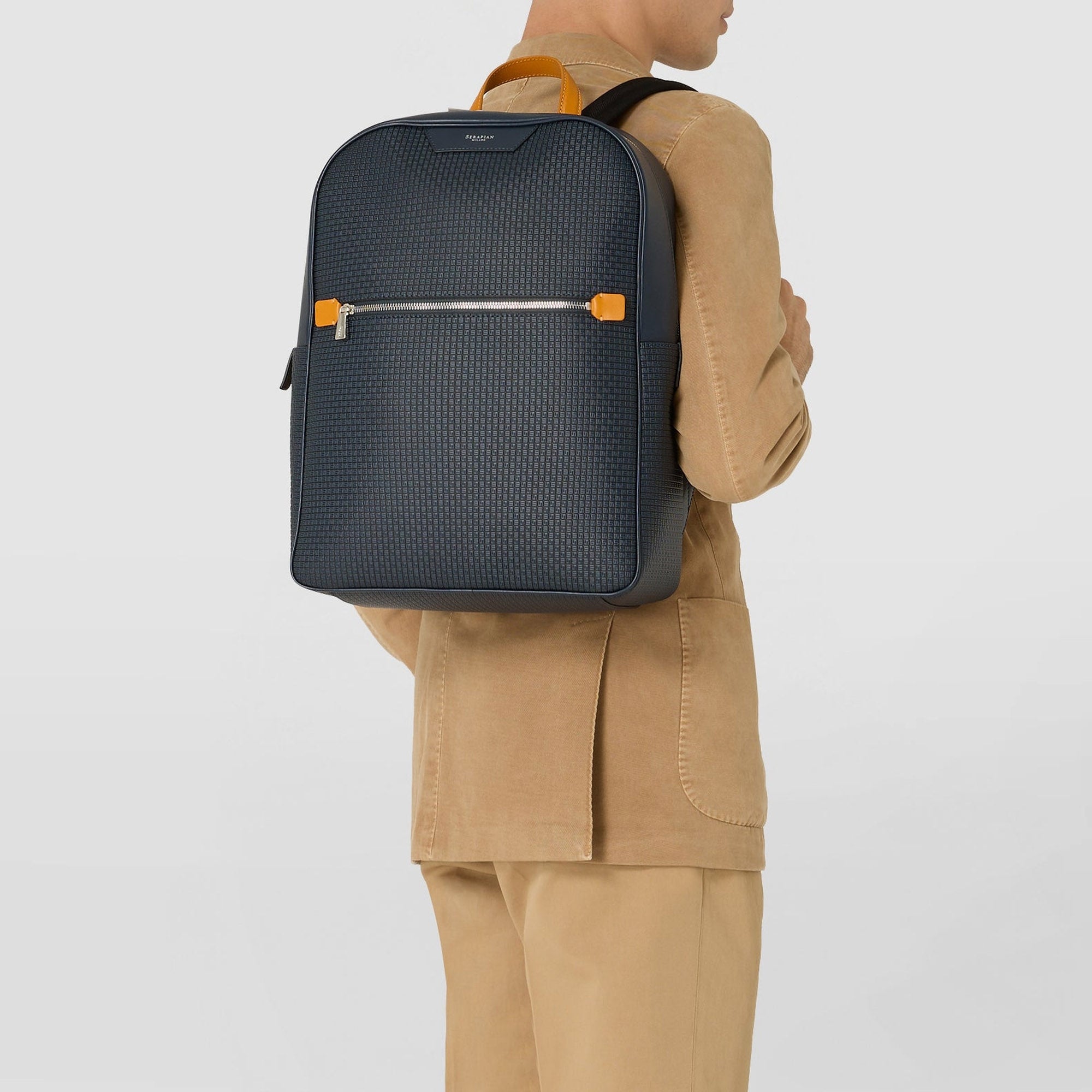 Sac à dos en toile stepan - Ocean Blue & Navy