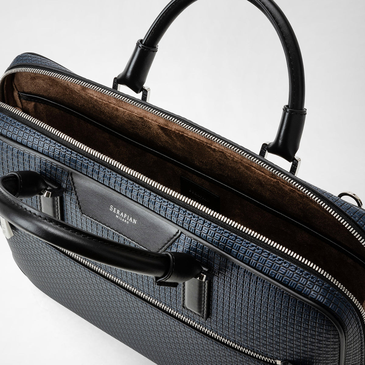Xslim briefcase Stepan Sust Ocean/Black - Ocean Blue & Black