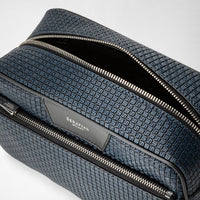 Trousse de toilette en toile stepan - Ocean Blue & Black