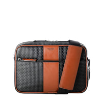 E/W messenger Stepan 72 Blk/Cuoio - Black & Cuoio