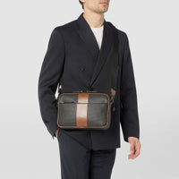E/W messenger Stepan 72 Blk/Cuoio - Black & Cuoio