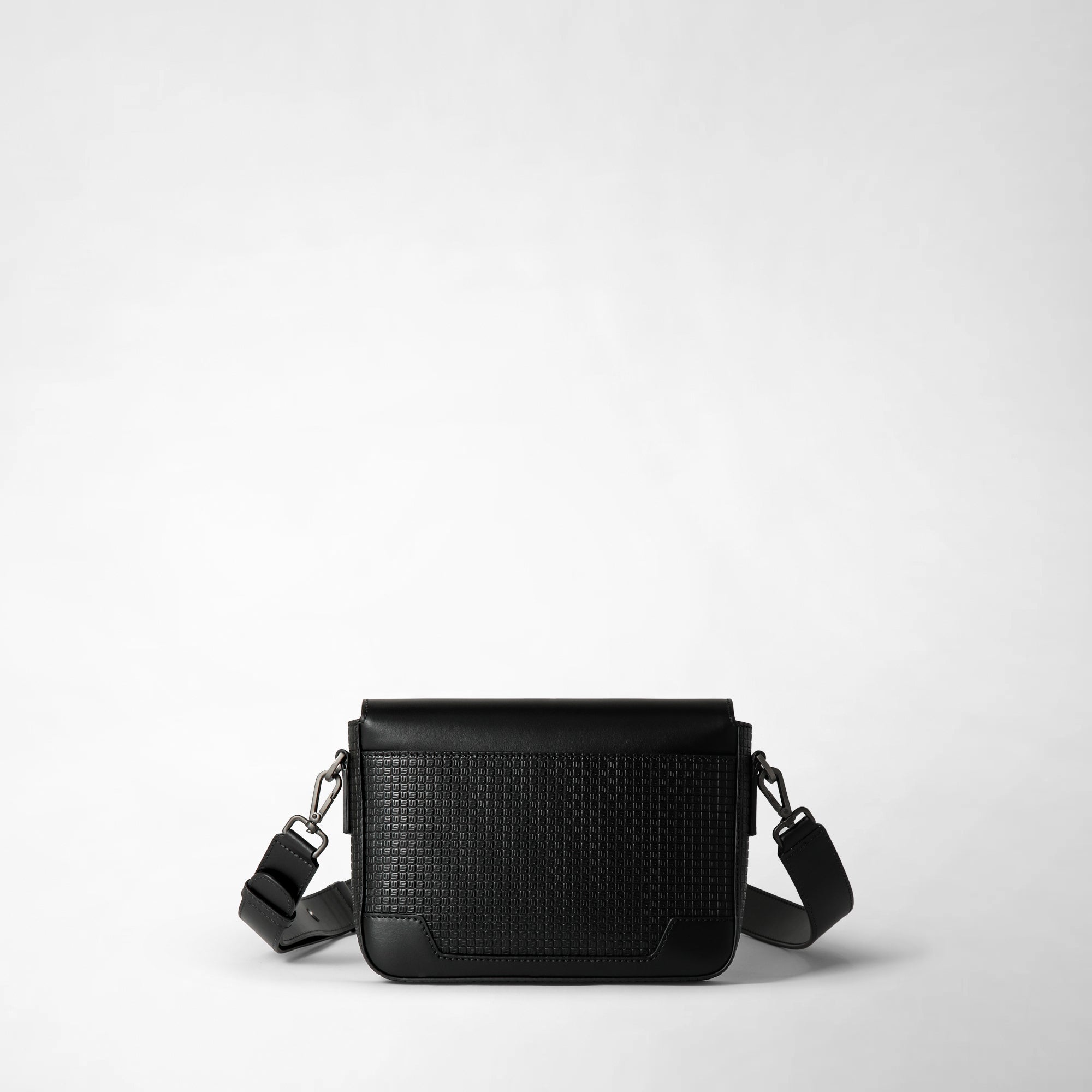 Stepan canvas shoulder bag - Black & Eclipse