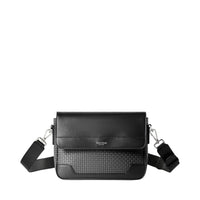 Canvas shoulder bag stepan - Asphalt & Black