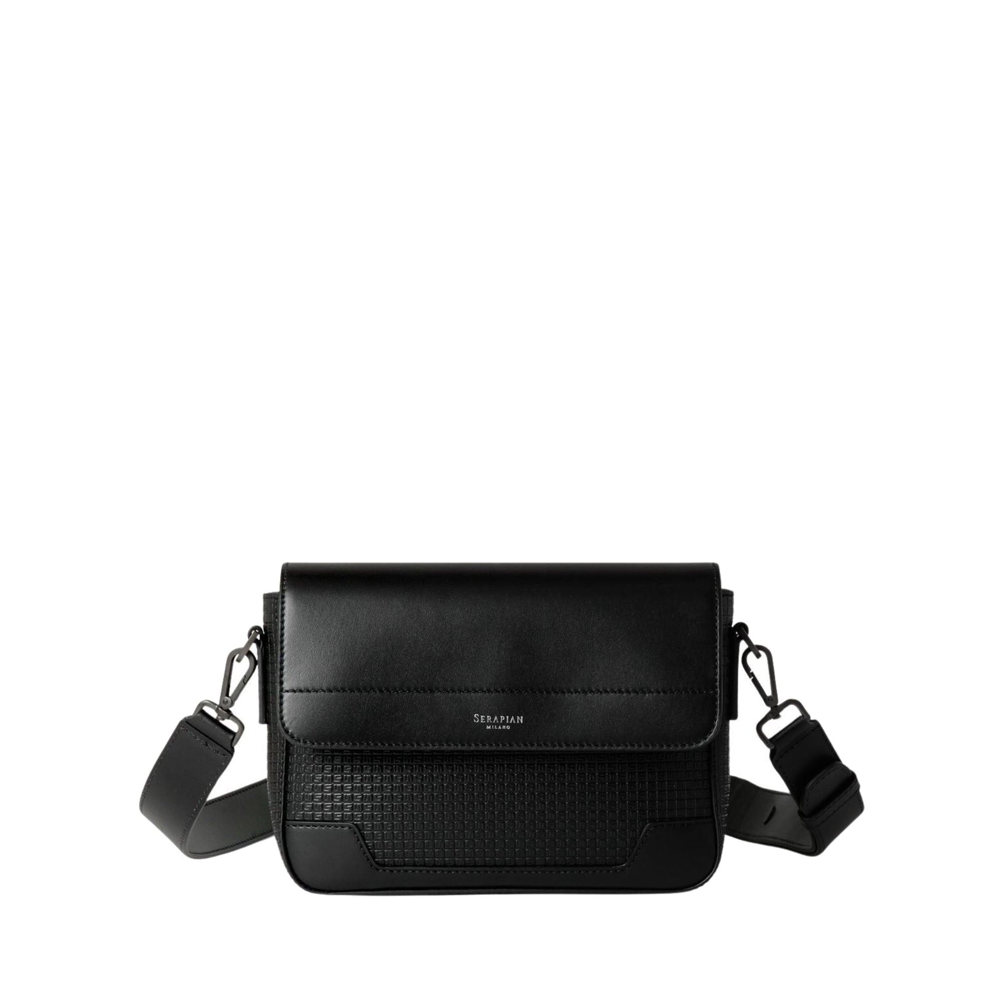 Stepan canvas shoulder bag - Black & Eclipse