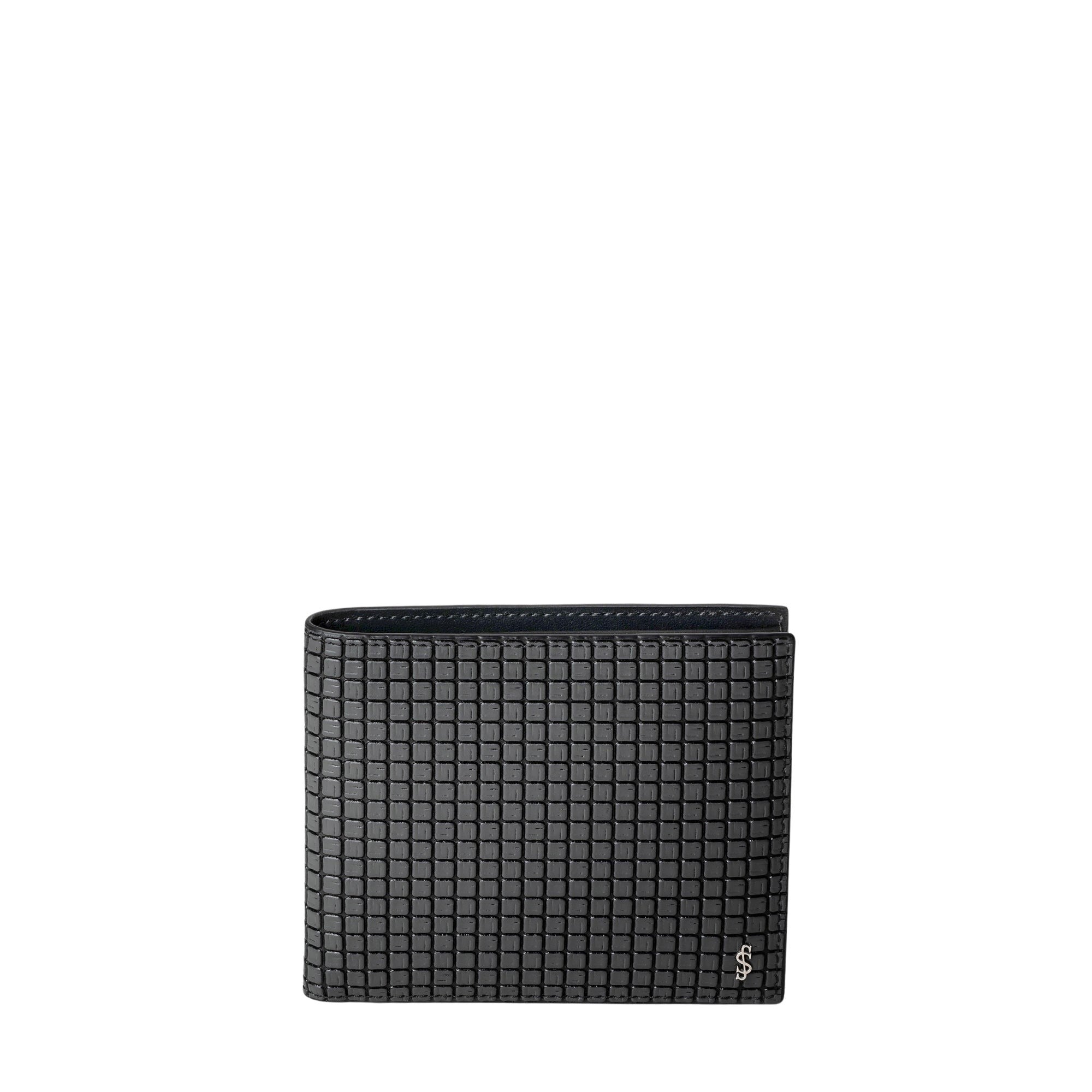 Portefeuille 8 cartes en toile stepan - Asphalt Grey & Black