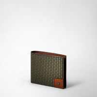 8 card stepan wallet - Khaki & Cuoio