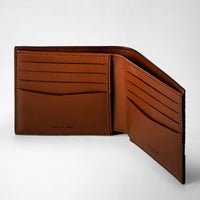 8 card stepan wallet - Khaki & Cuoio