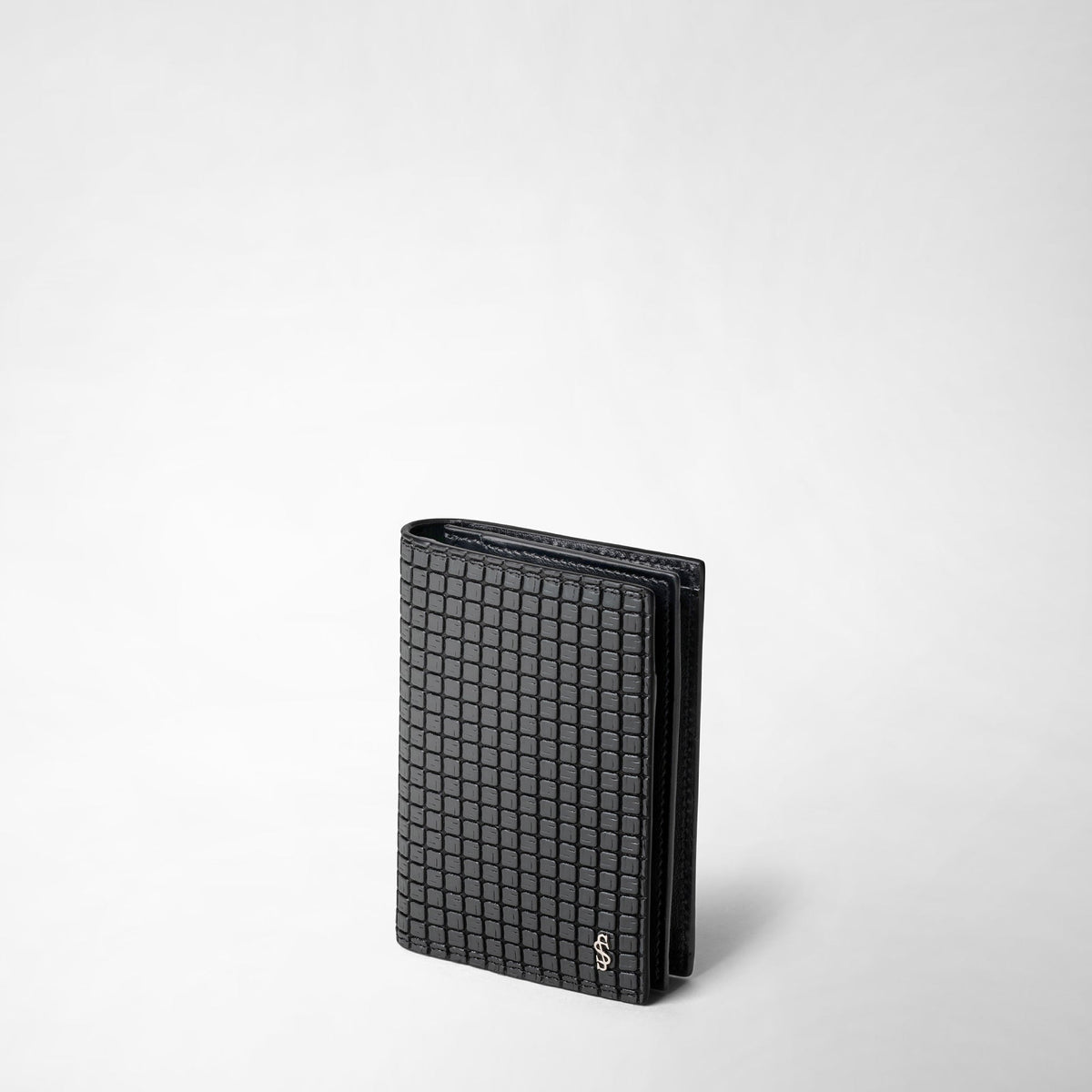 Business card case Step Sust Asphalt/Blk - Asphalt & Black