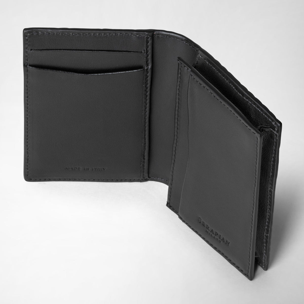 Business card case Step Sust Asphalt/Blk - Asphalt & Black