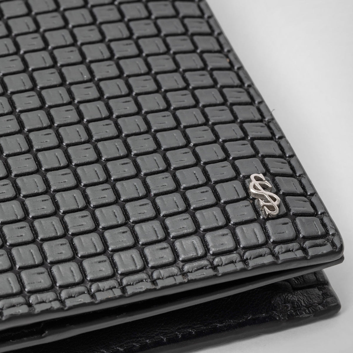 Business card case Step Sust Asphalt/Blk - Asphalt & Black