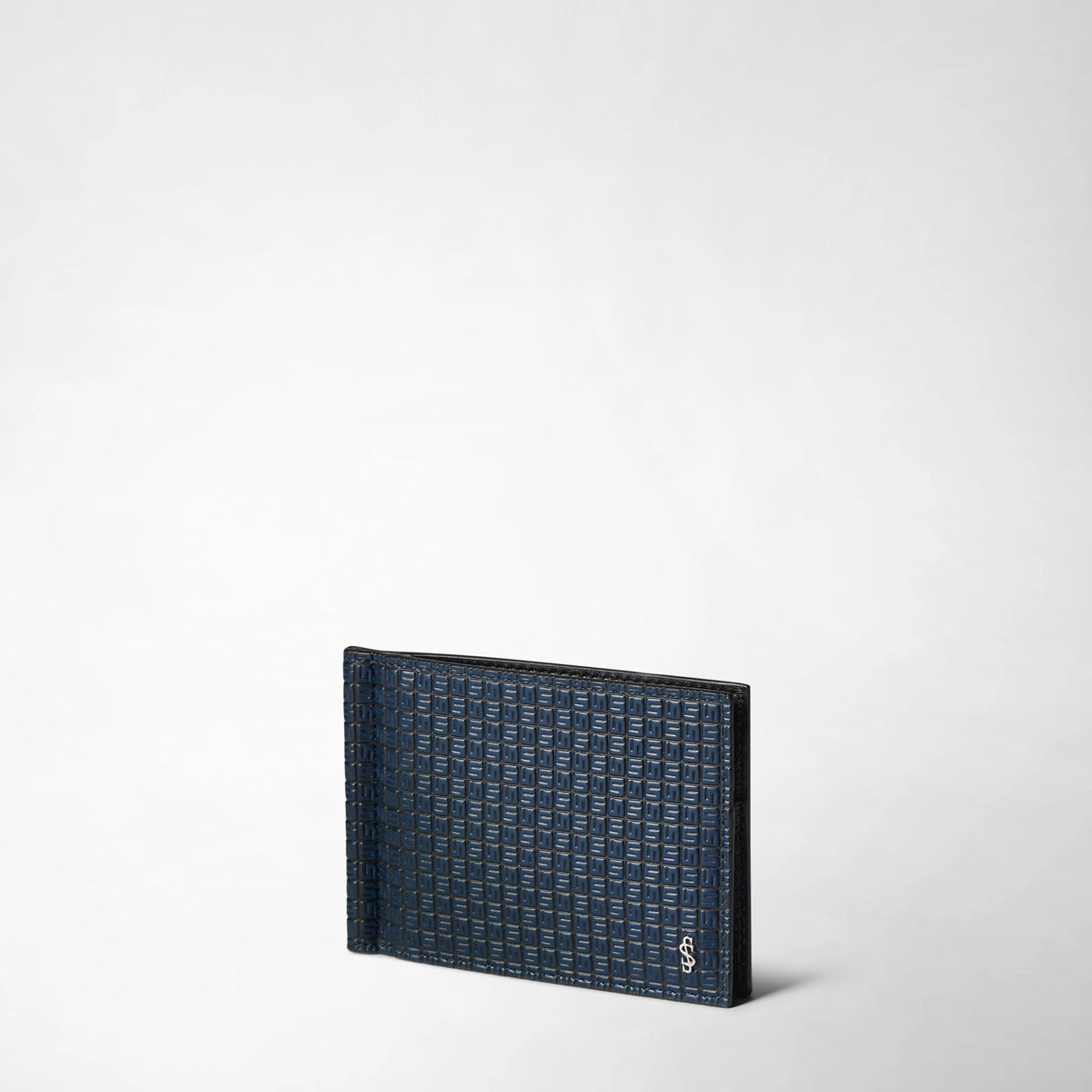 Billfold 6cc clip Stepan Sust Ocean/Blk - Ocean Blue & Black