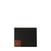 Foldable card case Stepan 72 Black/Cuoio - Black & Cuoio