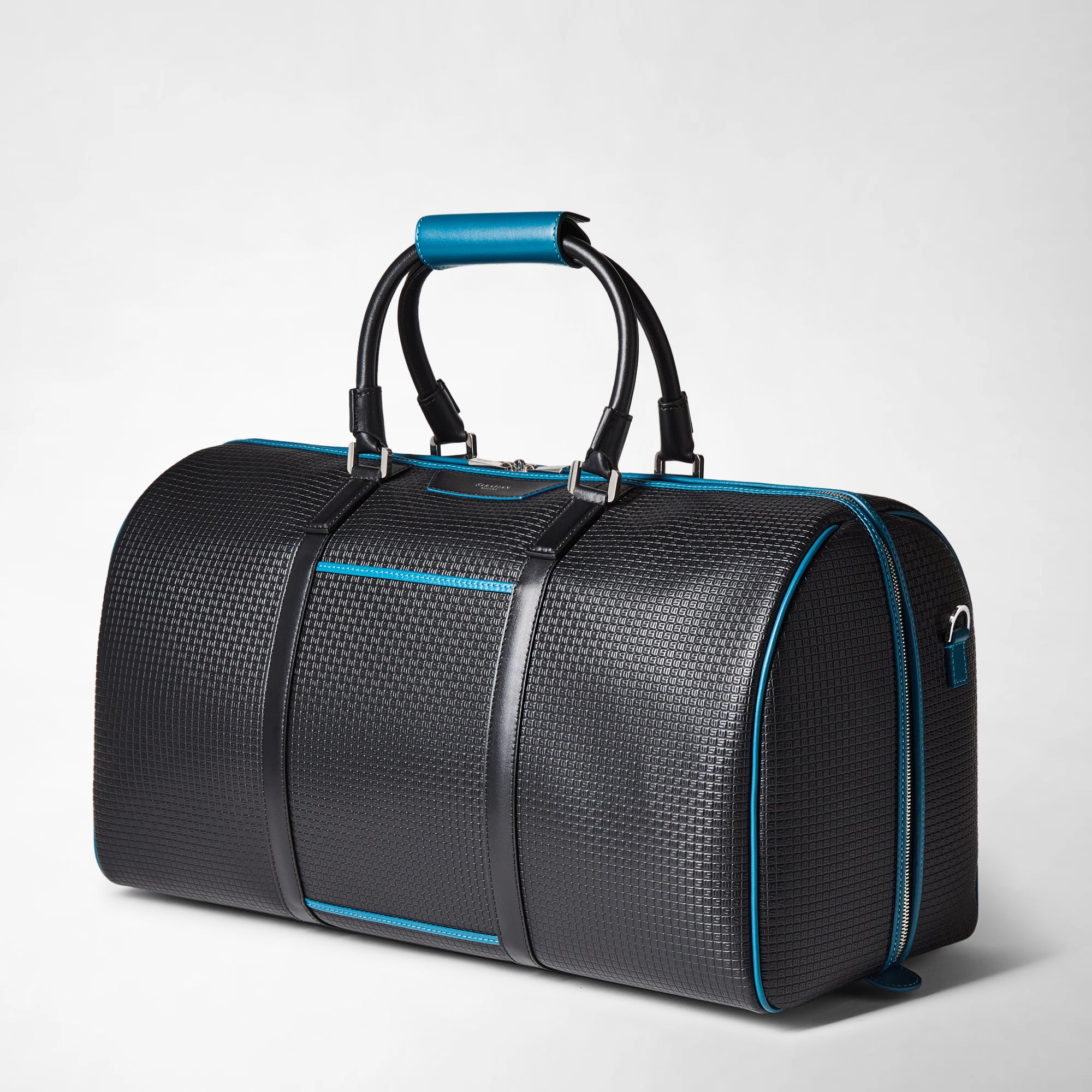 Sac de voyage Holdall en toile stepan - Black & Petrol