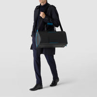 Sac de voyage Holdall en toile stepan - Black & Petrol