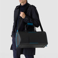 Sac de voyage Holdall en toile stepan - Black & Petrol