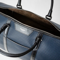 Sac de voyage Holdall en toile stepan - Ocean Blue & Black