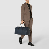 Sac de voyage Holdall en toile stepan - Ocean Blue & Black