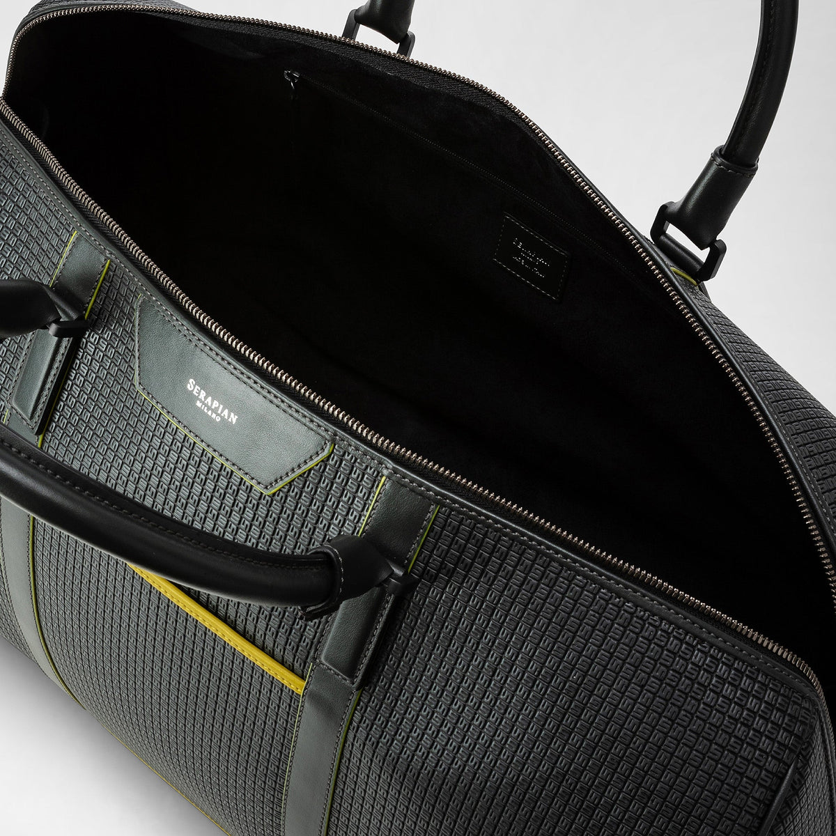 Small holdall Stepan Sust Asphalt/Anthracite/Curry - Asphalt & Curry